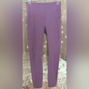 Lululemon Wunder Train leggings pink/purple size 6